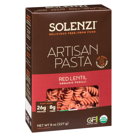 Solenzi Gluten-free Red Lentil Organic Fusilli