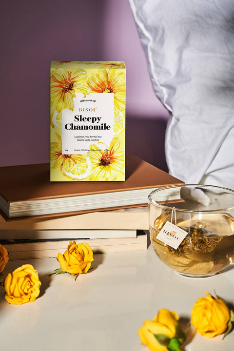 Bisou Organic Sleepy Chamomile Herbal Tea Sachets