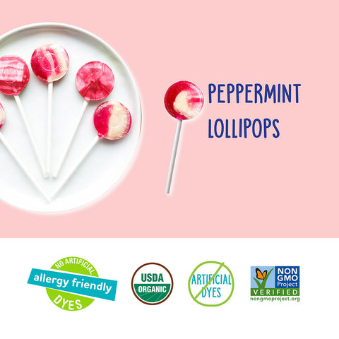 YumEarth Holiday Peppermint Pops 30ct