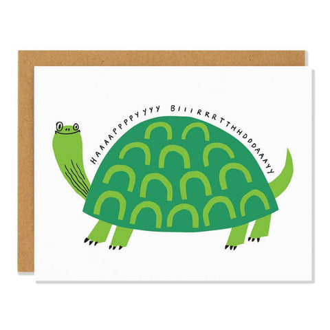 Badger & Burke Turtle Birthday Greeting Card