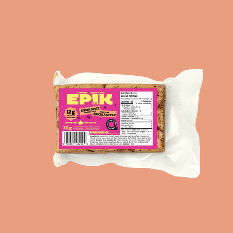 Epik Eats Steak Spice Smoked Tofu Block (Refrigerated)
