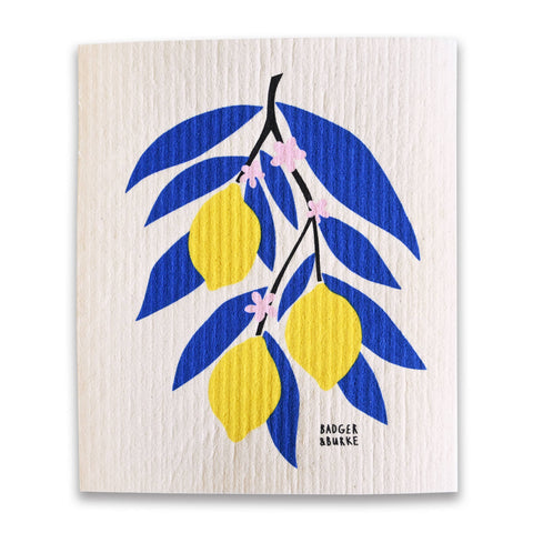 Badger & Burke Lemon Branch Swedish Dishcloth