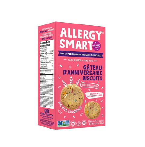 Allergy Smart Birthday Cake Cookies 5x2-Packs