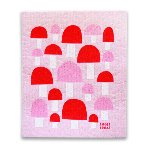 Badger & Burke Mushroom Swedish Dishcloth
