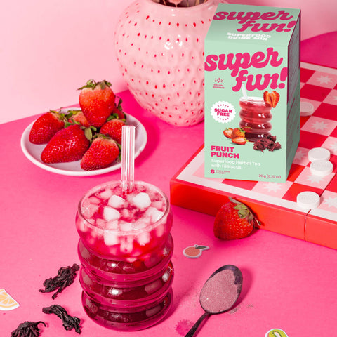 Superfun! Fruit Punch Superfood Iced Tea