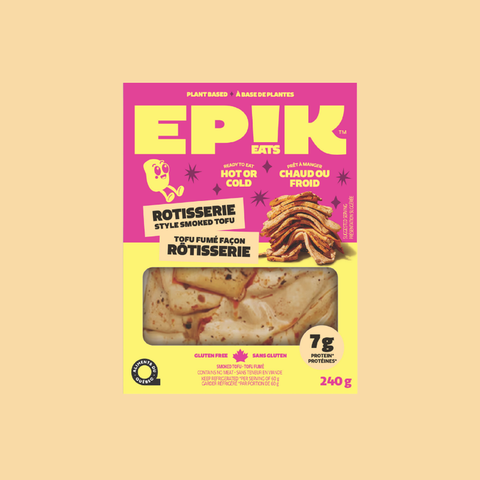 Epik Eats Rotisserie Style Sliced Smoked Tofu (Refrigerated)