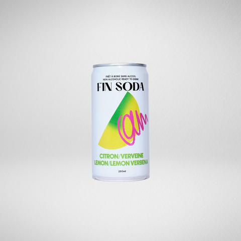 Fin Soda Non-Alcoholic Lemon Verbana Collins