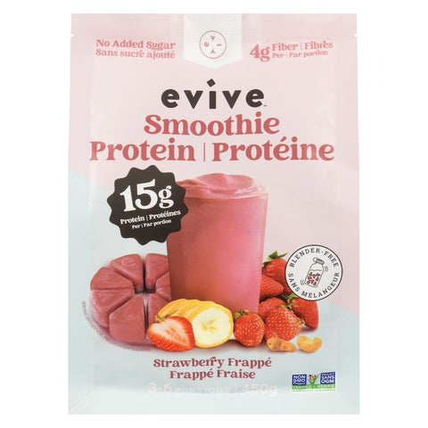 Evive Strawberry Frappe Protein Smoothie (Frozen)