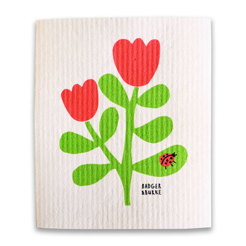 Badger & Burke Ladybug Swedish Dishcloth