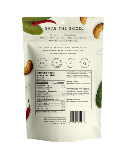 Handfuel Spicy Dill Pickle Cashews