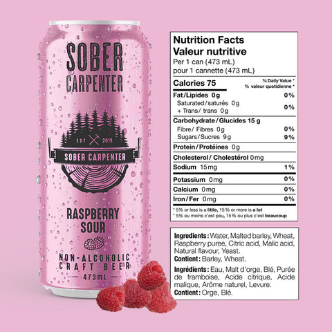 Non-Alcoholic Raspberry Sour Beer