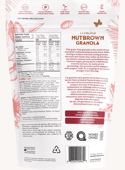 Nutbrown Grain-free Granola Aphrodisia