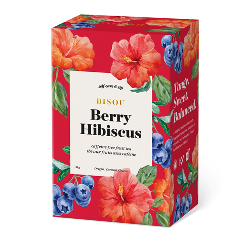 Bisou Berry Hibiscus Tea Sachets