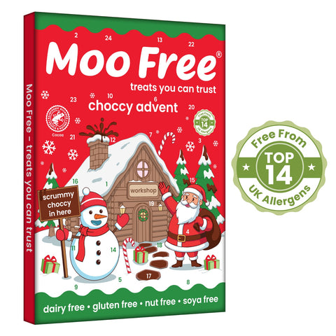 Moo Free Vegan Milk Chocolate Advent Calendar 70g