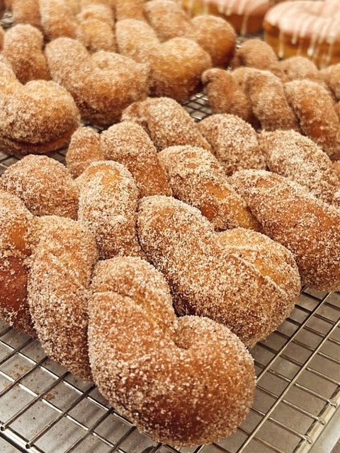 Pre-order - Cinnamon Sugar Twisted Donut (Vegan) | Avail. every Thu