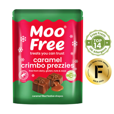 Moo Free Caramel Festive Filled Holiday Shapes