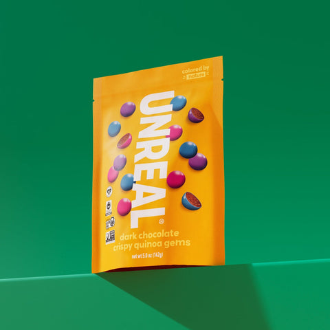 Unreal Dark Chocolate Crispy Quinoa Gems