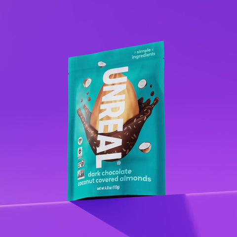 Unreal Dark Chocolate Coconut Covered Almonds
