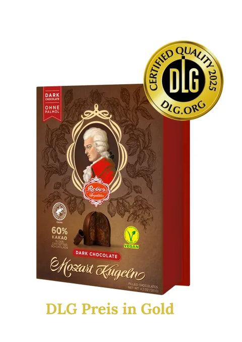 Reber Mozart Vegan Dark Chocolate Gift Box 6pc