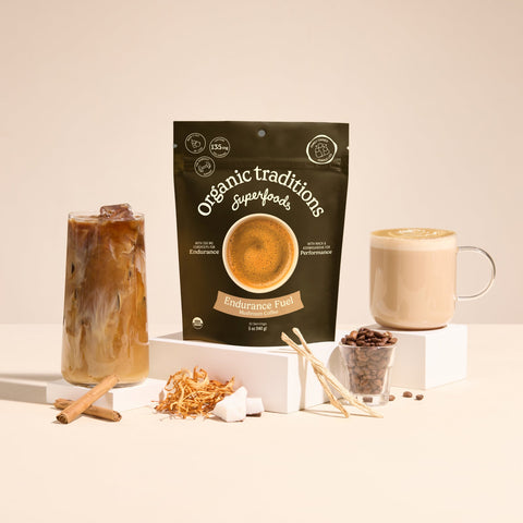 Organic Traditions Endurance Fuel Mushroom Coffee