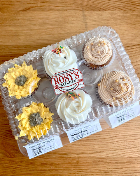 Rosy's Kitchen Gluten-free Fall Cupcake Mix 6-Pack (Frozen)
