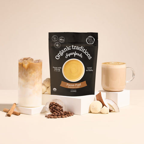 Organic Traditions Focus Fuel Mushroom Coffee