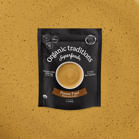 Organic Traditions Focus Fuel Mushroom Coffee