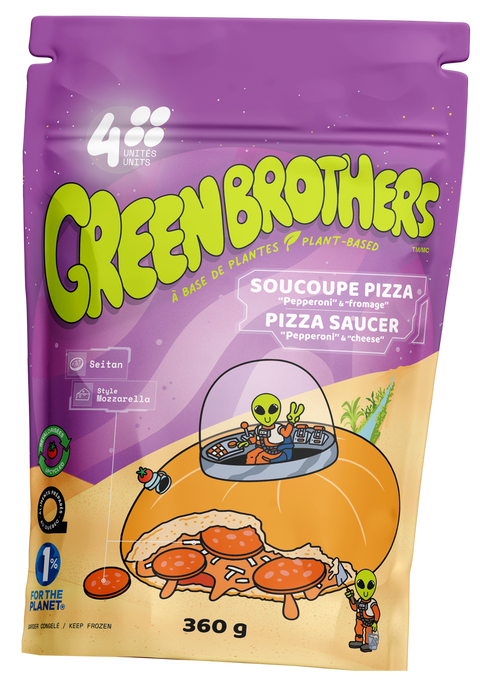 Green Brothers Pizza Pockets Pepperoni & Cheese (Frozen)