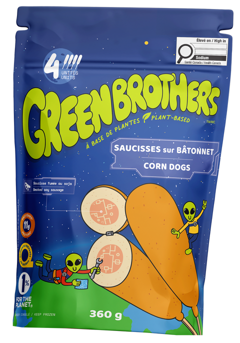 Green Brothers Corn Dogs (Frozen)