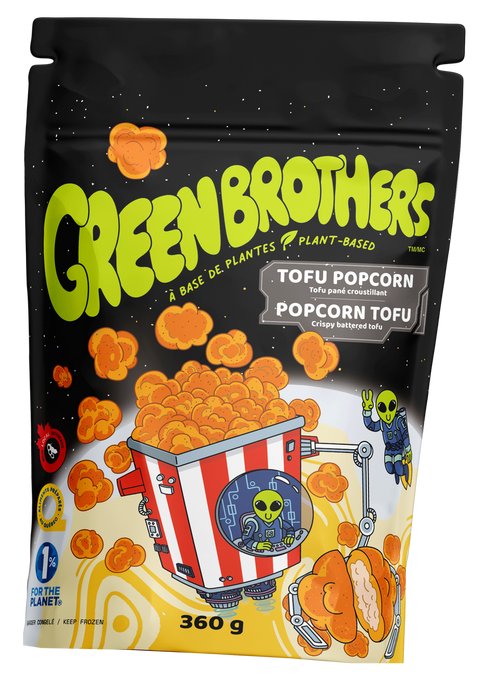 Green Brothers Popcorn Tofu (Frozen)