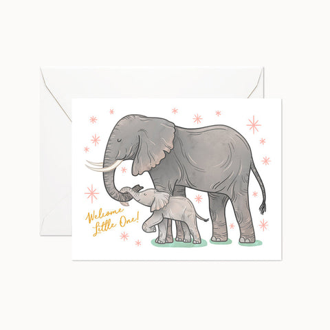 Welcome Little One Greeting Card