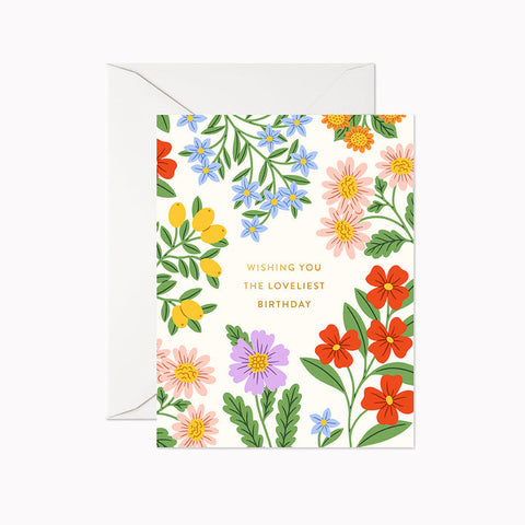 Loveliest Birthday Greeting Card