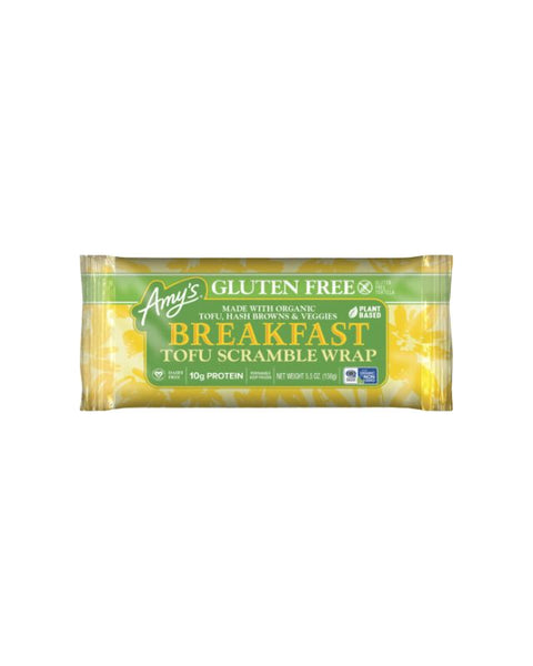 Gluten-free Tofu Scramble Breakfast Wrap (Frozen)