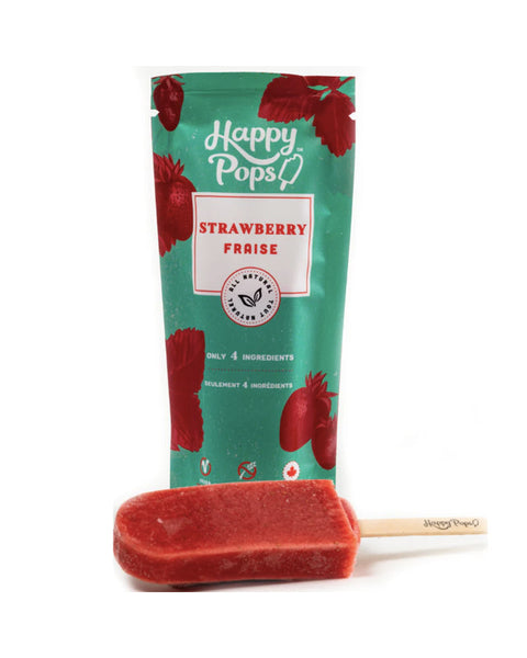 Happy Pops Strawberry Popsicle