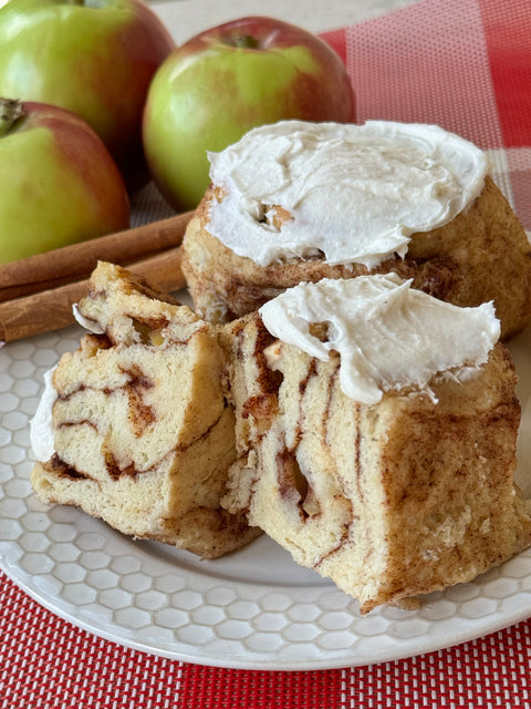 Pre-order | Gluten-free Apple Cinnamon Buns w/ Maple Icing (Frozen) - Avail. Sep 5