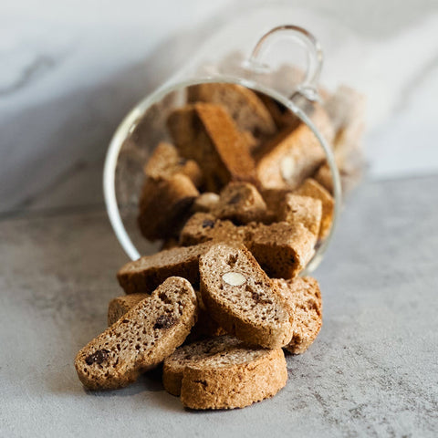 Gluten-free Chocolate, Almond & Cinnamon Biscotti