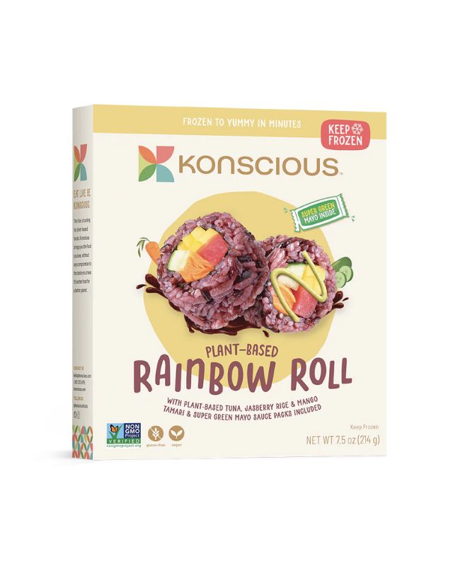 Plant-Based Rainbow Roll (Frozen)
