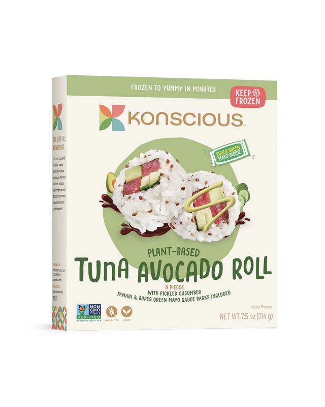 Plant-Based Tuna Avocado Roll (Frozen)