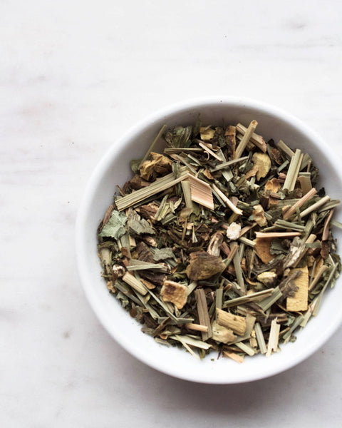 Lake & Oak Gut Love Loose-Leaf Tea | Glass Jar 24 Cups