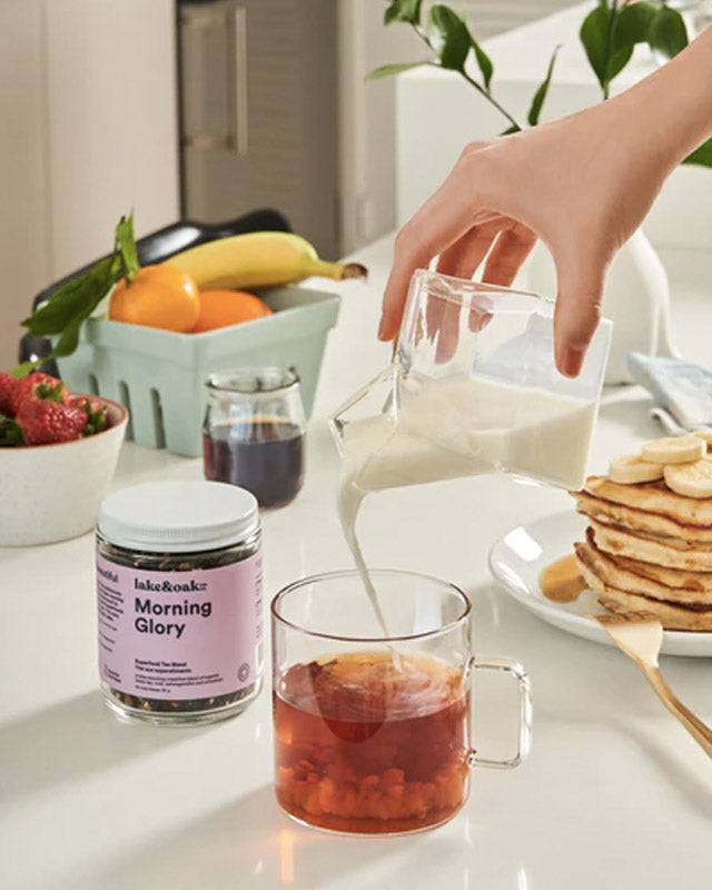 Morning Glory Loose-Leaf Tea | Glass Jar 24 Cups
