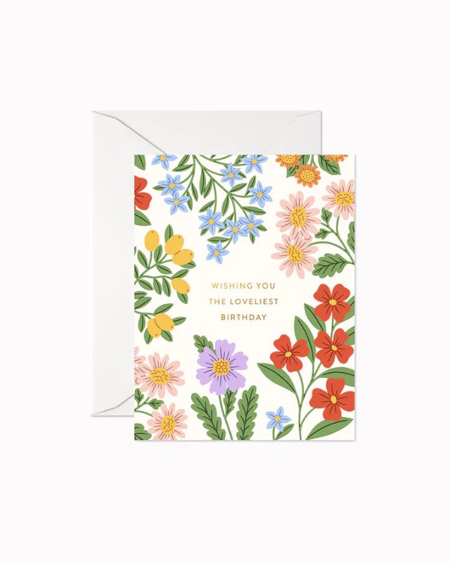 Loveliest Birthday Greeting Card