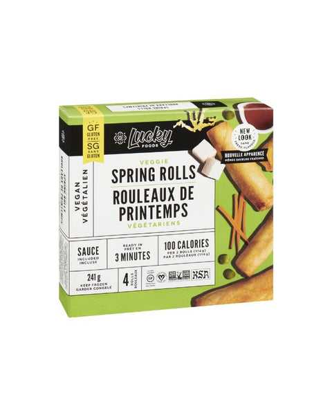 Gluten-free Veggie Spring Rolls (Frozen)