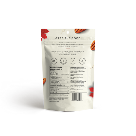 Handfuel Canadian Maple Deluxe Mixed Nuts
