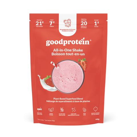 Strawberries & Cream Vegan Protein Powder | 440g (10 servings)