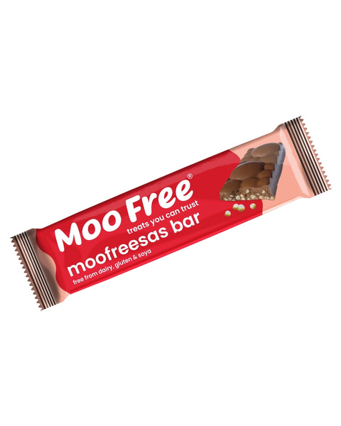 Moo Free Moofreesas Crunchy Biscuit Balls Chocolate Bar