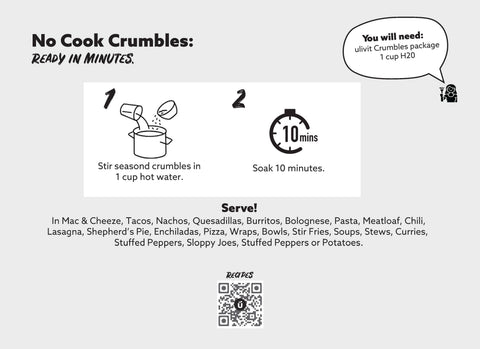 Mushroom Protein Crumbles
