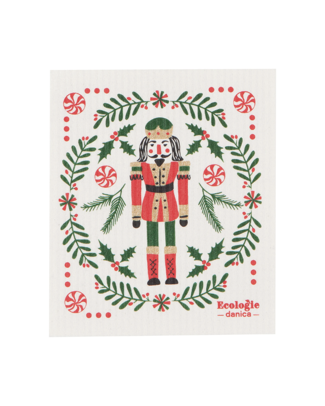 Nutcracker Swedish Sponge Cloth