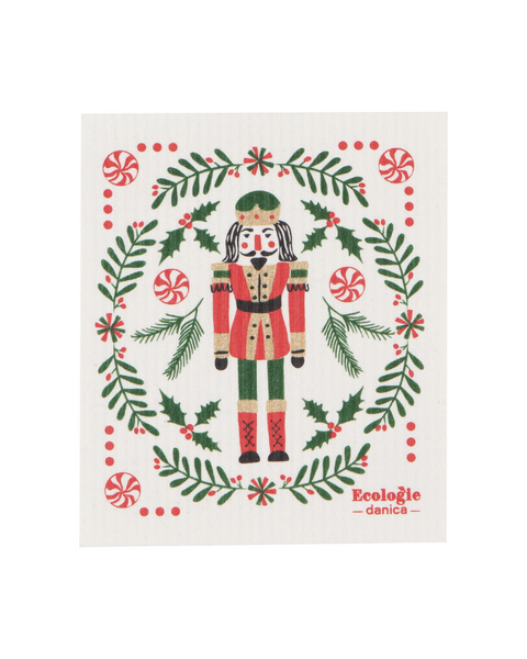Nutcracker Swedish Sponge Cloth