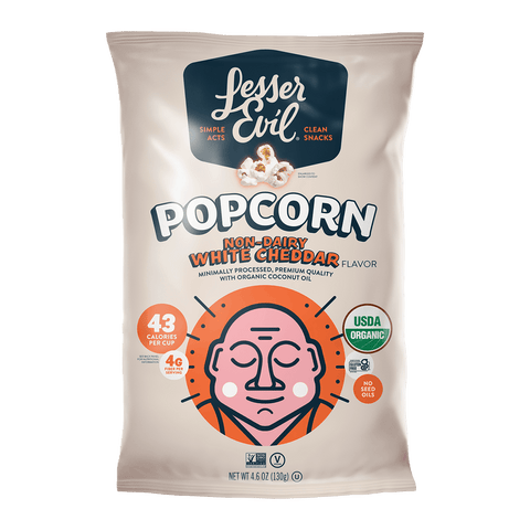 Lesser Evil No Cheese Cheesiness Popcorn