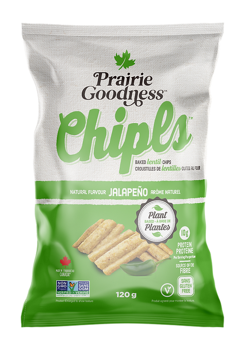 Prairie Goodness Jalapeno Chipls Lentil Chickpea Chips